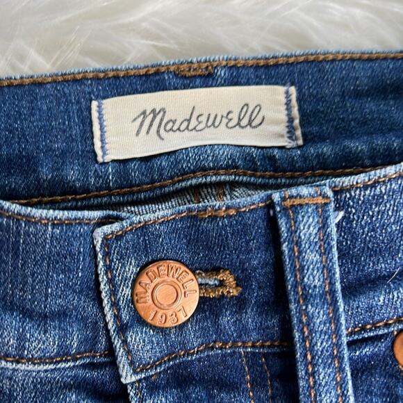 Madewell 9” Inch High Rise Skinny Rip and Repair Edition Jeans - Picture 6 of 8